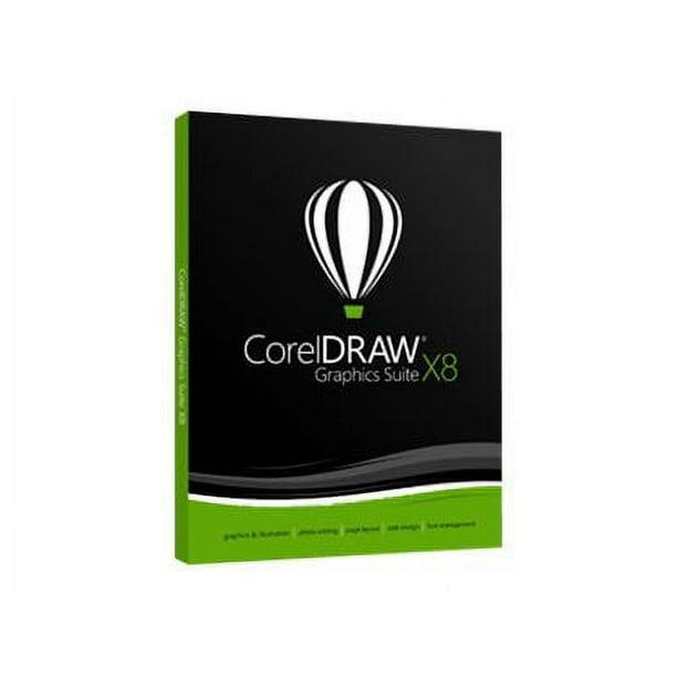 CorelDRAW Graphics Suite X8 - pack Boîte - 1 Utilisateur - DVD - Win - English, French