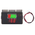 thumbnail image 2 of 8-100V Digital Voltmeter Golf Cart Battery Gauge Backlight Digital Battery Monitor Battery Gauge Battery Storage Battery Monitor Power Failure Memory Voltage Display, 2 of 7