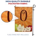 thumbnail image 4 of America Forever Fall Thanksgiving Monogram Garden Flag Letter O 12.5 x 18 inches Double Sided, Apple Pear Autumn Harvest Seasonal Outdoor Decor, Holiday Outside Yard Decorations, 4 of 5
