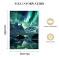 thumbnail image 2 of WERPE Northern Lights Wall Art, Green Aurora Borealis, Canvas Picture Art Nature Snow Mountain Scenery Prints Decor, Alaska Landscape Prints, Artwork for Living Room Bedroom, Decor, 2 of 5