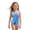 Sky Blue, variant on Grblisyd 4th of July Girls Swimsuit American Flag Quick Dry Swimwear Red White and Blue Crew Neck Beach Patriotic Bathing Suit