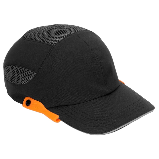 Security Hat Protective Adjustable With Premium Cotton, HDPE And ABS Materials Baseball Hardhat Peaked Breathable For Sports Working