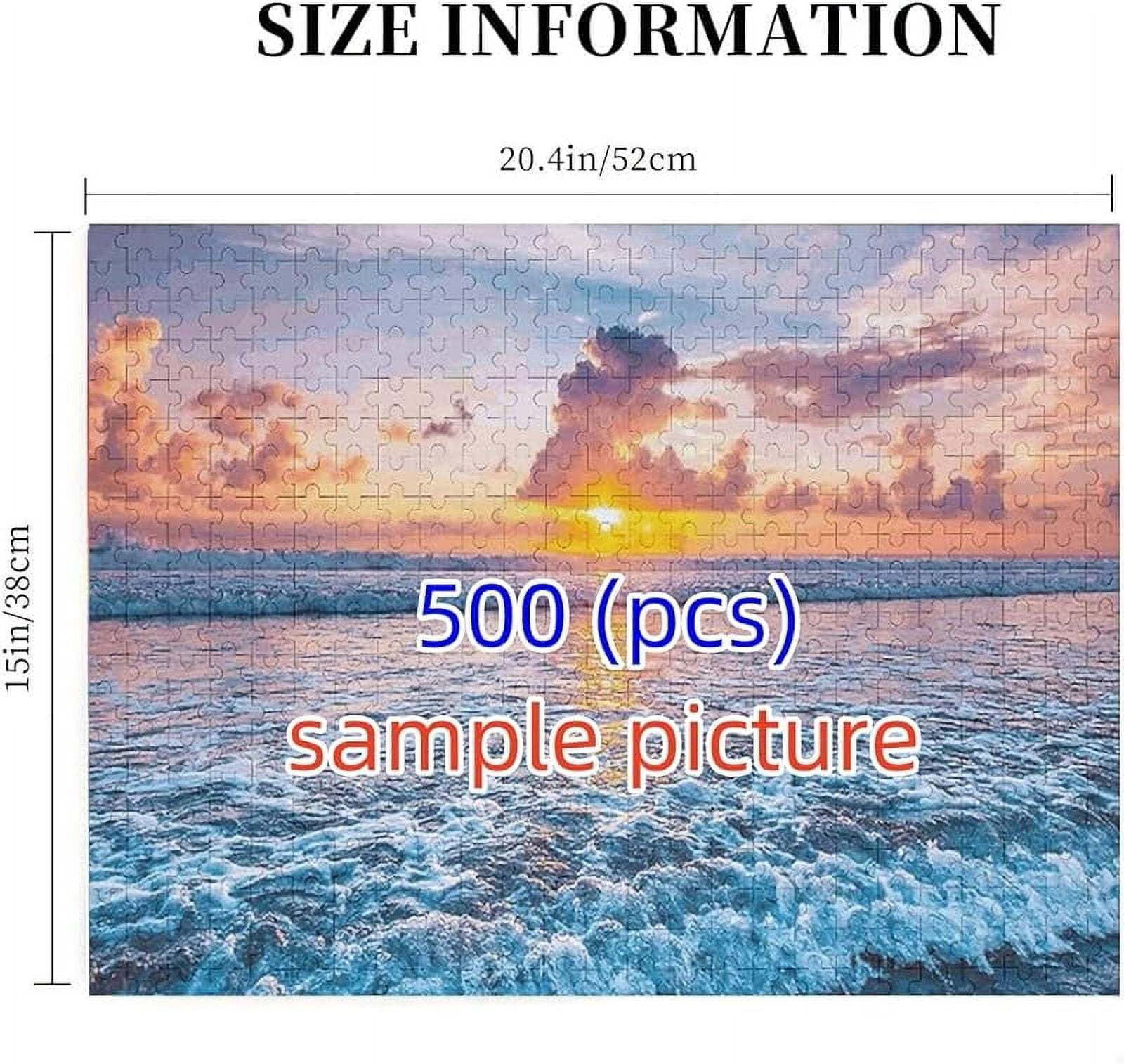 Jigsaw Puzzle 500 Pieces For Adults Farm Brown And Black Horse Hug Educational Game Toys Family Decoration Funny Wall Art Gift Puzzles