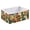 Abstract Design Of Bottles & Glasses, variant on Fabric Storage Bins Foldable Cube For Home Organization Baskets Beach Flip-flop Pattern