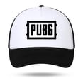 thumbnail image 3 of Gorra de béisbol con estampado de PUBG para hombre y mujer, sombrero con visera de malla, ajustable, Unisex, 3 of 4