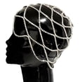 thumbnail image 1 of Tocados de malla de moda, accesorios para el cabello, cristales de boda nupcial, cadenas para la frente, joyas, accesorios exquisitos para la cabeza, 1 of 5