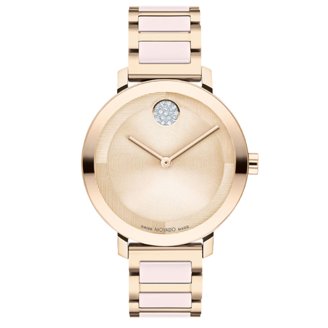 Movado 3600984 Trend Element Silver Dial Brown Leather Strap  display picture 3