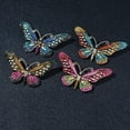thumbnail image 4 of 4pcs Butterfly Animal Crystal Rhinestone Brooch Pins Women Jewelry Gift Bouquet Pin, 4 of 6