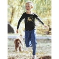 thumbnail image 2 of Funny Kids Cheetah Drawing Long Sleeve Toddler -Image by Shutterstock,  3 Toddler, 2 of 4