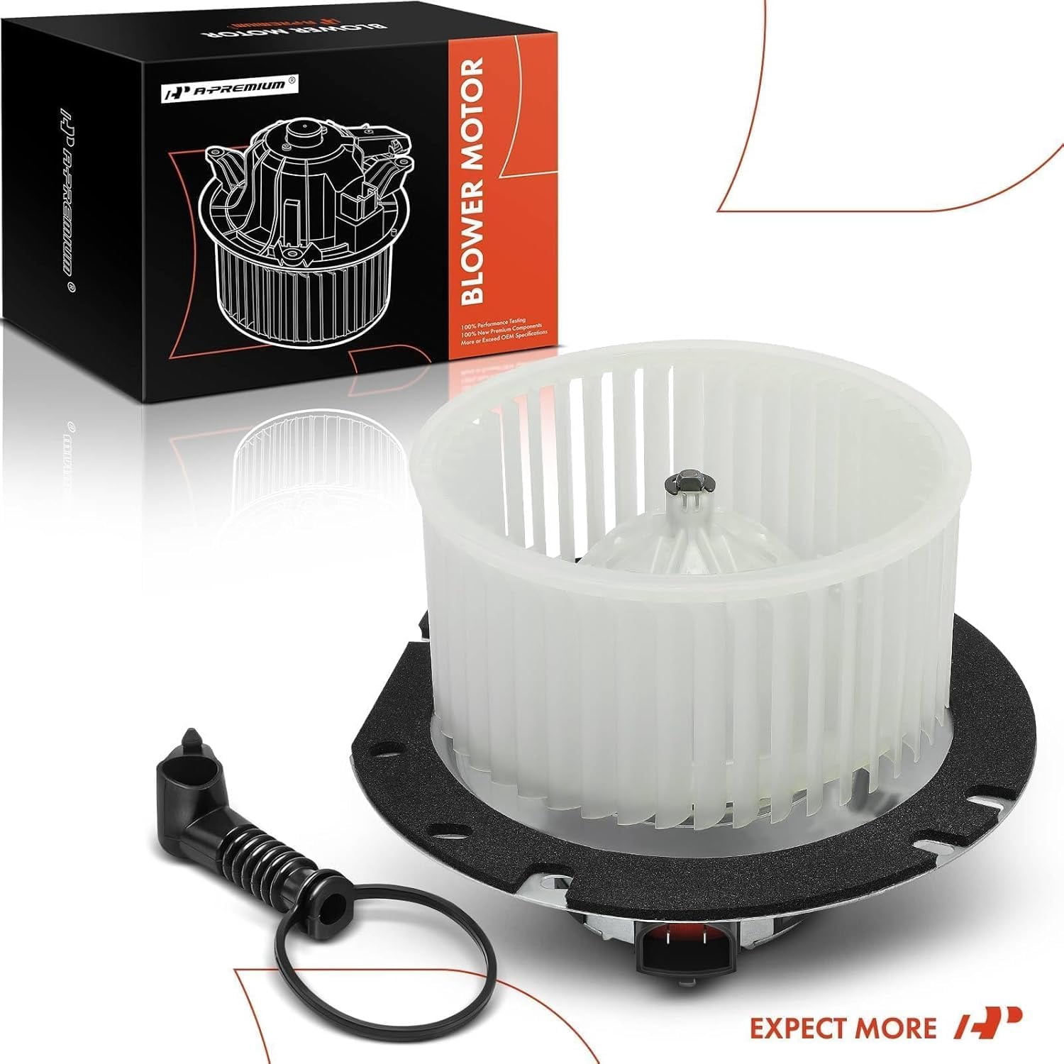 A-Premium Heater Blower Motor with Fan Cage Replacement for Ford Ranger 1998-2011 Explorer 1995-2001 Mercury Mountaineer 1997-2001