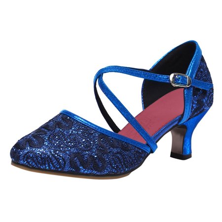 

KaLI_store Non Slip Shoes for Women Women s Strap Sandals Flat Fisherman Thong Cross Strappy Sandals Blue