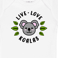 thumbnail image 4 of Inktastic Live Love Koalas Boys or Girls Baby Bodysuit, 4 of 5