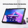 thumbnail image 6 of Dteck Case for Lenovo Tab M10 Plus 3rd Gen 10.6 inch 2022 TB-125F/128F,Magnetic PU Leather Folio Slim Lightweight Hard Shell Smart Protective Case Trifold Stand Cover,Galaxy, 6 of 10