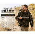 thumbnail image 5 of TrailCrest Men's Warm Sherpa Lined Hoodie Fleece Shirt Jacket, Classic Zip Up Camouflaged, XL, 5 of 8