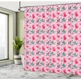 thumbnail image 4 of Ambesonne Cartoon Shower Curtain, Zebra Koala Gator, 69"Wx70"L, Pale Pink and Multicolor, 4 of 4