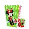 thumbnail image 3 of 6/36 piezas de caja de palomitas de maíz para fiesta de Disney Mickey Minnie Mouse, decoración para fiesta de cumpleaños de niños y niñas, caja de palomitas de maíz de Minnie Mouse, suministros, 3 of 5