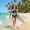 Blue, variant on Girls Swimsuit Two Piece One Shoulder Bathing With Chest Pad Color Bikini 7 16 Years Girls Two Piece Swimsuit Size 7-8 Years