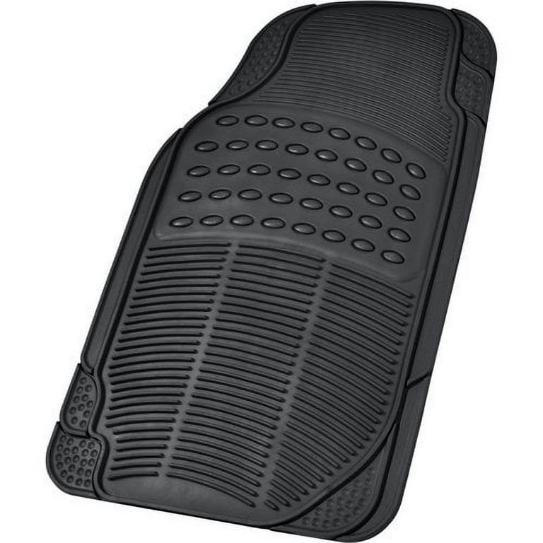 BDK Heavy-Duty Front and Rear Rubber Car Floor Mats, All Weather