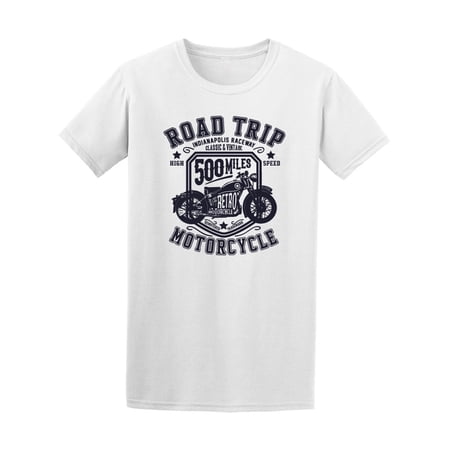 Motorcycle Vintage Road Trip T-Shirt Men -Image by Shutterstock Male XX-Large