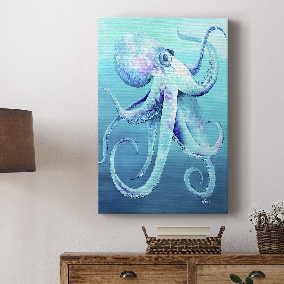 Octopus Premium Gallery Wrapped Canvas - Ready to Hang