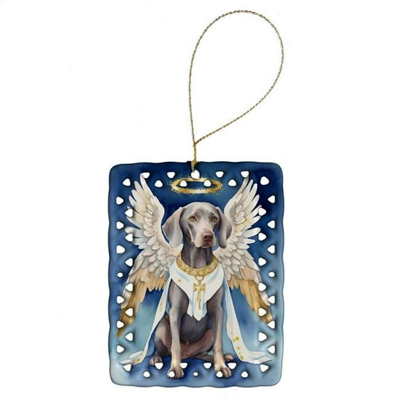 Carolines Treasures DAC7091CO2 3.4 x 2.6 in. Weimaraner My Angel Porcelain Ornament