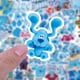 thumbnail image 3 of Pegatinas Blues Clues Anime, paquete de 50 unidades, dibujos animados decorativos, 3 of 4