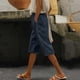 thumbnail image 1 of WILLBEST Pantalones Casuales para Mujer, Cómodos para el Día a Día, de Corte Holgado, para Playa, con Diseño Calado y Bolsillos Prácticos para Senderismo y Actividades de Ocio. Mediana, 1 of 4
