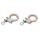thumbnail image 5 of Accesorios de rodillos de bandeja de cable de ahorro eficiente de durabilidad Herramienta de extracción de alambre eléctrico resistente para 2 piezas, 5 of 8