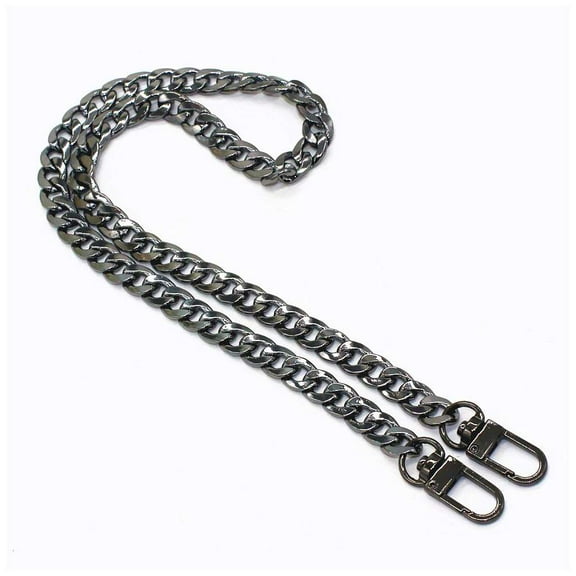 Spencer Metal Purse Chain Shoulder Crossbody Handbag Purse Strap Replacement Bag Chain Accessories 47"/120cm, Black