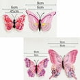 thumbnail image 2 of Bgsha 3D Sticker Mural 12pcs Papillon PVC pour la Chambre des Enfants Couleurs en Option, 2 of 9