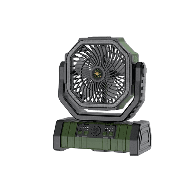 Ventilador de Camping BLOOSOM Recargable Portátil con Luz Led