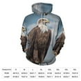 thumbnail image 2 of Eagle Hoodies Classic Oversized Pullover Hoodie Female Long Sleeve Pretty Graphic Casual Hooded Sweatshirts, 2 of 5
