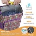 thumbnail image 2 of Travel Cooler Bag - Boho Bohemia Flower Camping Beer Cooler Backpack with Bottle Opener- Waterproof Insulated Picnic Backpacks - Cooler Bag for Beach, 2 of 6
