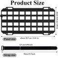 thumbnail image 2 of shiyou-Auto Vehicle Rigid MOLLE Panel Metal Car Sun Visor Organizer MOLLE Tactical Visor Organizer Tactical Gear Storage Visor Cover Holder Compatible MOLLE Pouches EDC Tools (12 x 5.8 Inch), 2 of 4