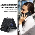 thumbnail image 5 of Dteck Slim Case for Samsung Galaxy Z Flip 3 with Wrist Strap Bracelet Silk Scarf for Women Girls, Anti-Fall Shockproof Protective Cover for Galaxy Z Flip3 5G,Black, 5 of 6