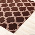 thumbnail image 4 of AllStar Brown Hand Made Modern. Transitional. design Area Rug with Dimensional hand-carving highlights (4' 11" x 6' 11"), 4 of 6