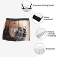 thumbnail image 3 of Pofeuu Cute Mouse In Glasses Print Men’s Boxer Briefs, Moisture-Wicking Underwear, Regular,Trunk-Medium, 3 of 5