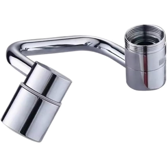 2026 Upgraded 1080° Rotating Faucet Extender Aerator,Solid Brass Universal Splash Filter Faucet,1080 Big Angle Swivel Faucet Aerator Sink Attachment,Dual-Function 2-Flow Sprayer