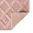 thumbnail image 4 of Unique Loom Outdoor Trellis Textured Collection Area Rug - Osage (7' 10" x 10' Rectangle Pink), 4 of 9