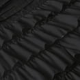 thumbnail image 3 of SGI Bedding 3 Piece Cotton Multi Ruffle Duvet Cover Dark Gray Solid 600TC Oversized Queen, 3 of 7