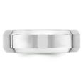 thumbnail image 4 of Primal Gold 14 Karat White Gold 7mm Bevel Edge Comfort Fit Band Size 6, 4 of 8