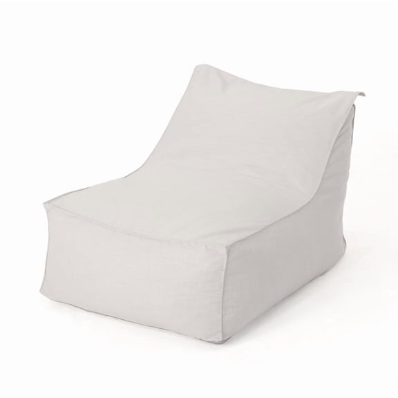 Bean Bag Lounger, Khaki - Bean Bag Chair for Kids and Adults with Waterproof Fabric, Lounge Seat with High-Density Foam, Ideal for Reading Activities, Patio, Outdoor and Poolside Relaxation