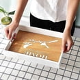 thumbnail image 4 of Wooden Food Tray Plate Fruit Tray Rectangular Tea Set Coffee Tray-B, 4 of 5