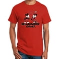 thumbnail image 2 of Mens Steamboat Willie T-Shirt - Vintage Relationship Goals Cartoon Shirt, Red Small, 2 of 3