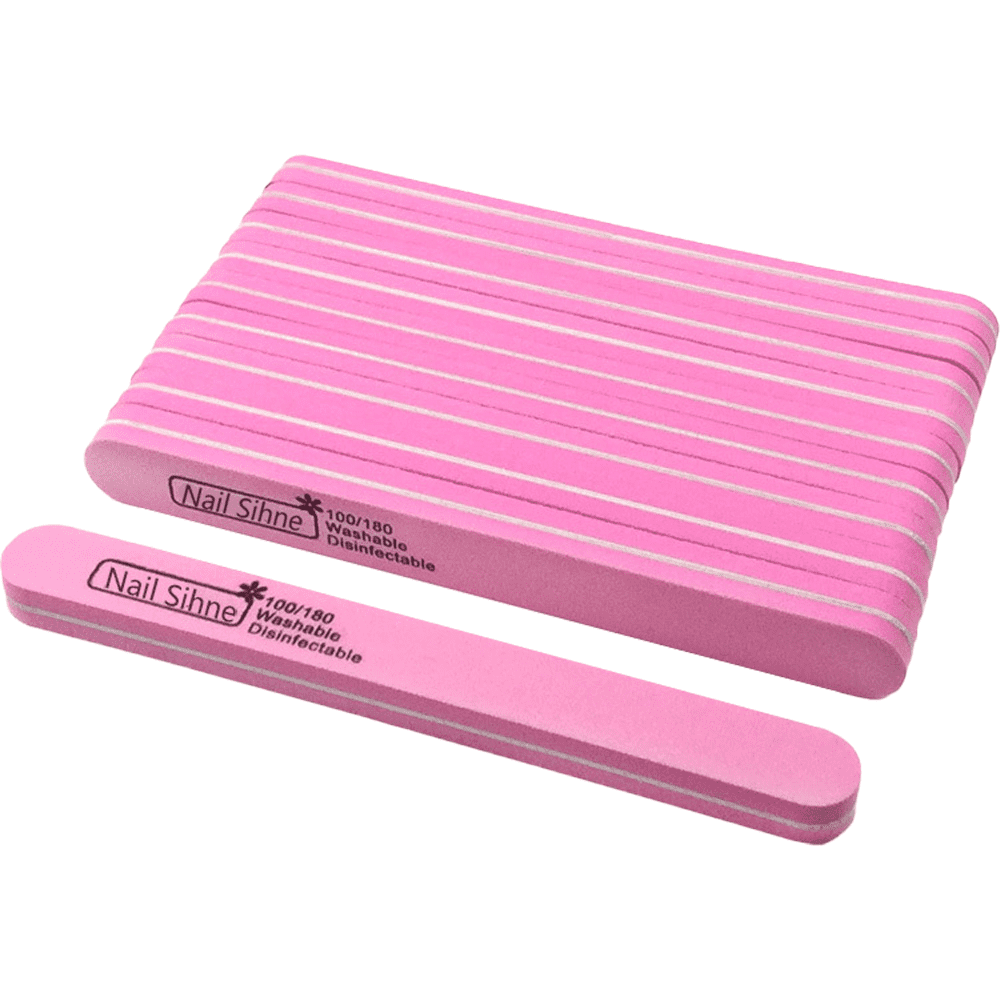 Nail Files For Acrylic Nails Grit Nail Buffering Files Double Sided 