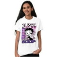 thumbnail image 3 of Kanji Style Cartoon Just Say Boop Women's Graphic T Shirt Tees Brisco Brands S, 3 of 5