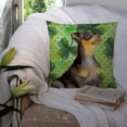 thumbnail image 3 of Carolines Treasures BB9898PW1414 Miniature Pinscher 2 St Patricks Fabric Decorative Pillow  14Hx14W multicolor, 3 of 4
