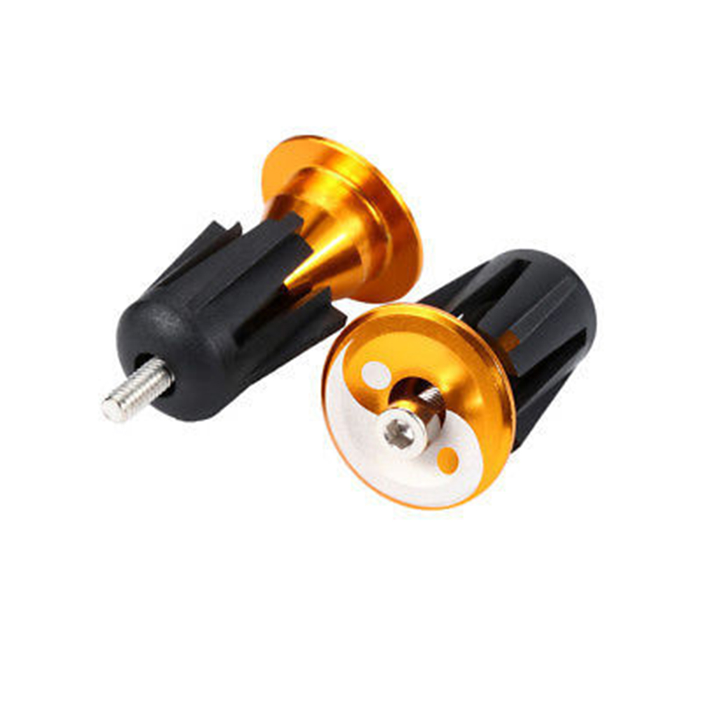 Bike Handlebar End Plugs, 1 Pair Road Bike MTB Bicycle Aluminum Alloy
