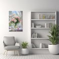 thumbnail image 3 of ZHONGYUTONG Peony Canvas Wall Art Pink Flower in Vase Pictures Floral Painting Romantic Poster Print for Bathroom Decor Framed (12.00" x 18.00"), 3 of 5