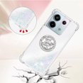 thumbnail image 3 of Funda para Xiaomi Redmi Note 13 Pro 5G con Brillo Líquido Flotante, Purpurina, Parachoques y Anillo Giratorio Soporte, 3 of 5